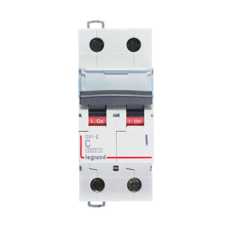 Выключатель автоматический модульный 2п C 25А 6кА DX3-E 6000 2мод. 230/400В Leg 407279