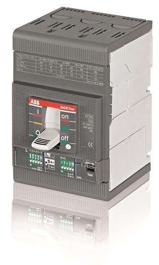 Автоматический выключатель ABB   3п XT2N 160 Ekip LS/I In=100А 3p F F  1SDA067057R1